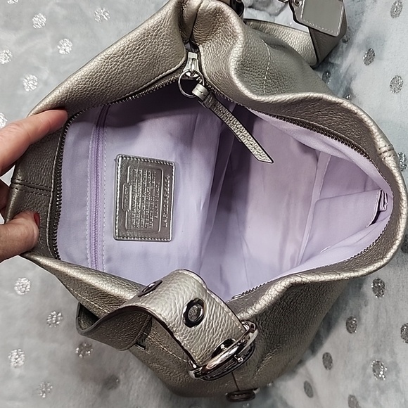 Coach 2012 Carly Hobo bag in Pewter Crossbody 2-way - Picture 4 of 5